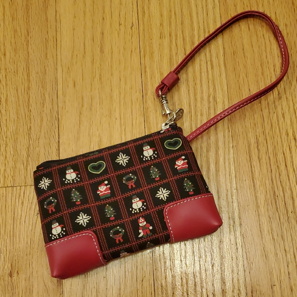 Festive Christmas Holiday Wristlet